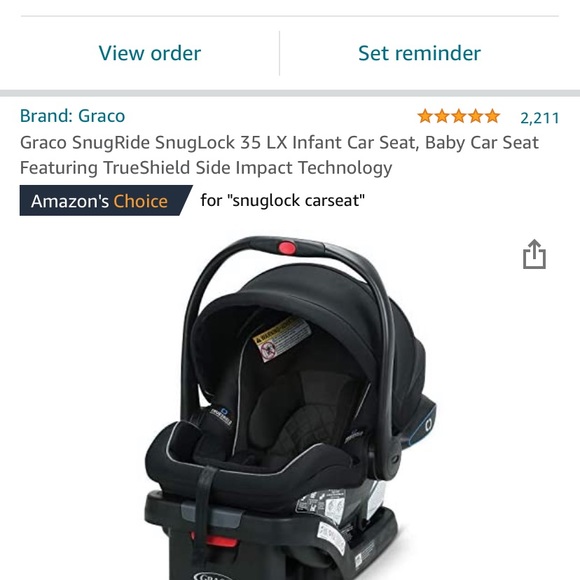 graco snugride infant carseat and stroller - Picture 6 of 6